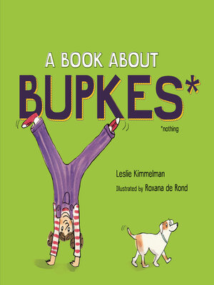 cover image of A Book about Bupkes